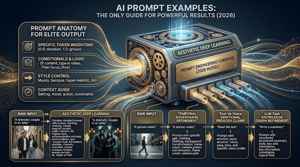 AI Prompts Examples: The Only Guide You Need to Get Powerful Results in 2026