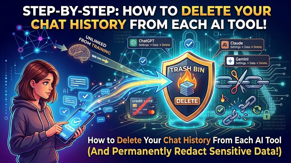 How to Delete Your Chat History From Each AI Tool