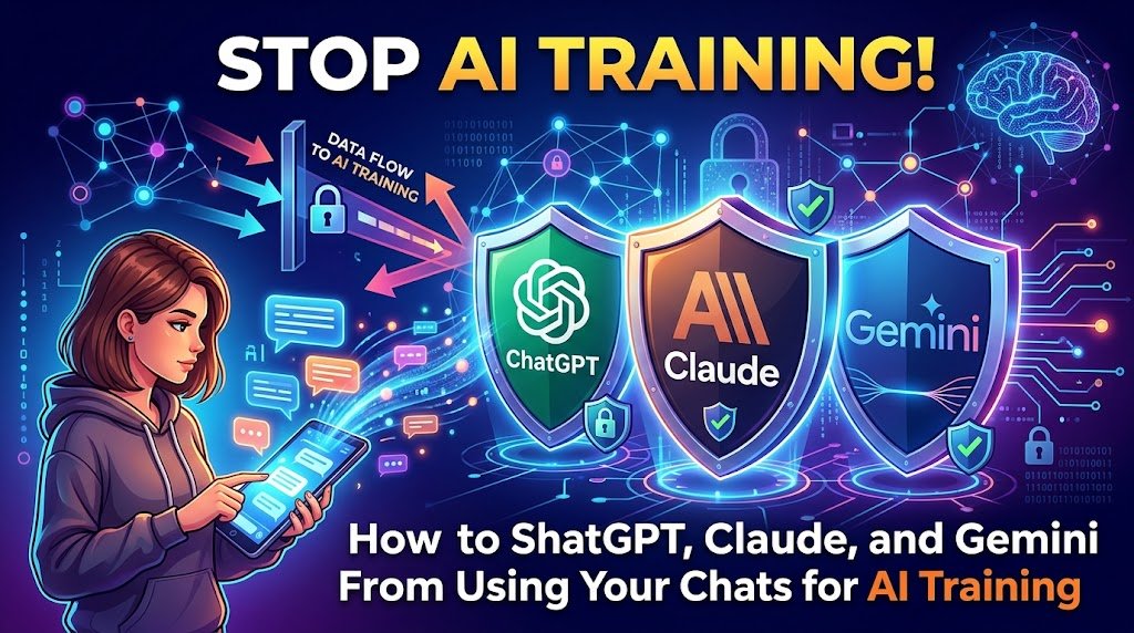 How to Stop ChatGPT, Claude, and Gemini From Using Your Chats for AI Training