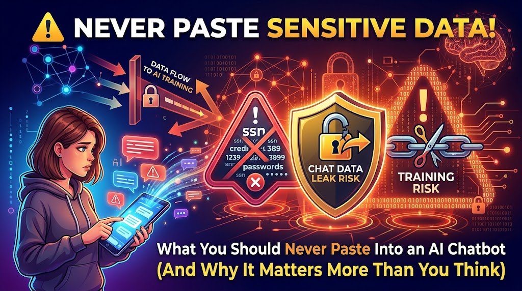What You Should Never Paste Into an AI Chatbot (And Why It Matters More Than You Think)